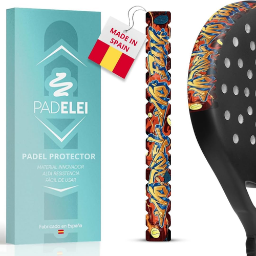 Padel Racket Protect Padel Frame Protector - Padel Racket Protector Urban Graffiti Style ...