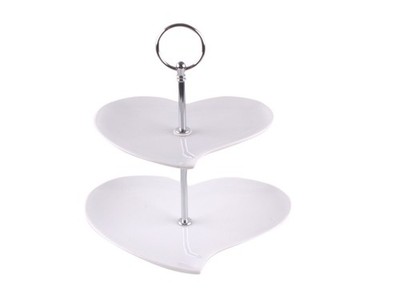 Etage HEART BH 19x19 cm weiß