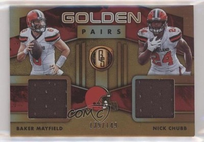 2019 Panini Gold Standard Golden Pairs /149 Baker Mayfield Nick Chubb #GP-2 2r7