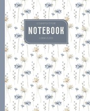 composition notebook unruled: blank unlined journal 100 Unruled pages  7.5 x 9