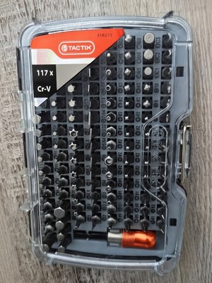 TACTIX 117 Bits, Drivers, Multitude of Types, Shapes, Including Security and...