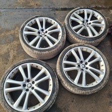 SET OF JAGUAR XF SENTA ALLOY WHEEL 20" WITHOUT TYRES 6W83-1007-EC