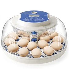 18 Egg Incubator, Hatch Day and Humidity Display, Automatic Turning and Stop,...