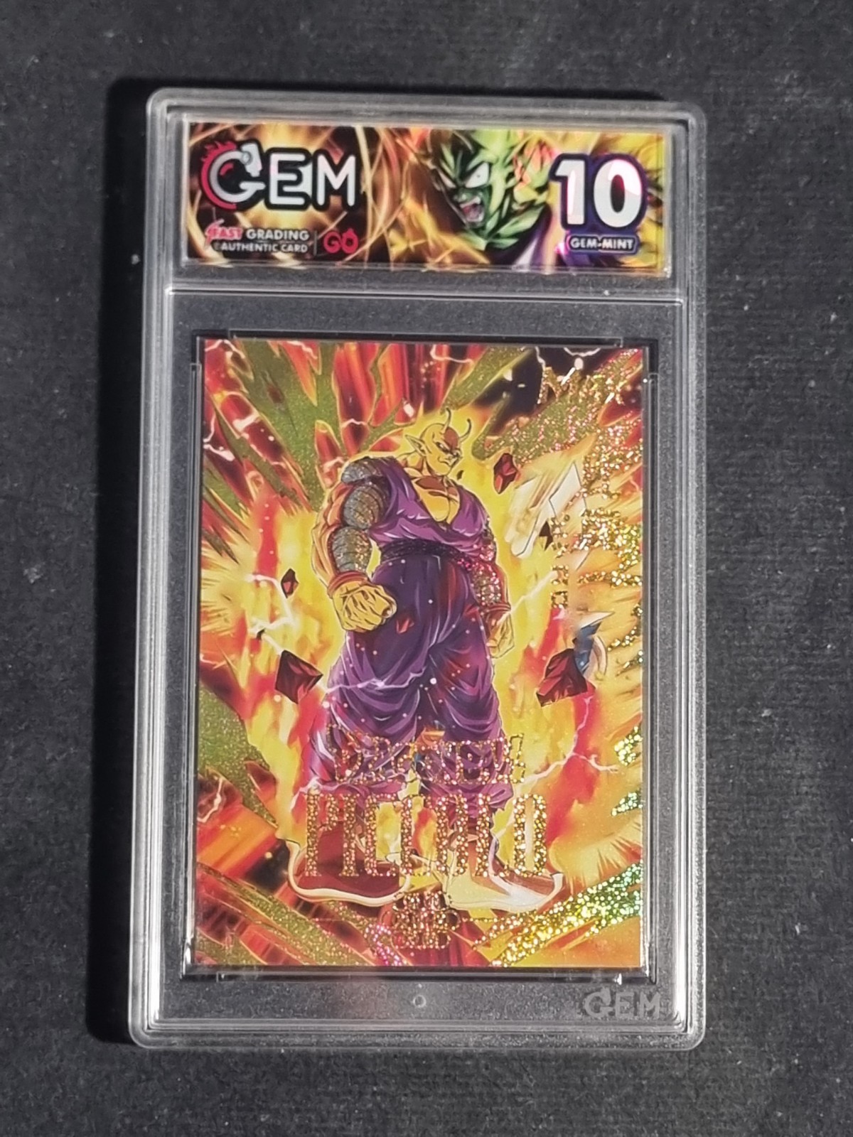 ORANGE PICCOLO - DRAGON BALL SUPER - GRADED CARD 10 - NO PSA BGS - HOLO