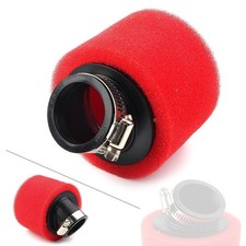 38mm Pit Dirt Bike Angled Foam Air Filter Red Fit 110cc 125cc KLX CRF50 CRF70