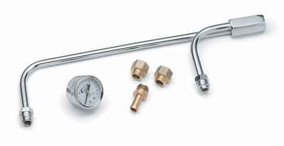 #ad Mr Gasket 1576 3 8#x27;#x27; Chrome Fuel Line with Pressure Gauge for Demon Carburetors $86.59