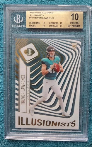 POP 1 🔥 2021 Illusions - Illusionists RC Trevor Lawrence #ILL-10 (RC) BGS 10🔥