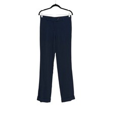 Moschino Cheap and Chic Straight Leg Navy Trousers Pants US 6
