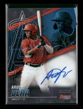 2021 Bowman's Best #B21-AVE Arol Vera Best of 2021 Autographs Los Angeles Angels