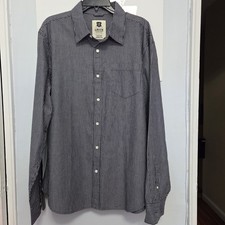 Levi's Original Brand Men's Long Sleeve Striped Button Front Shirt Size XL