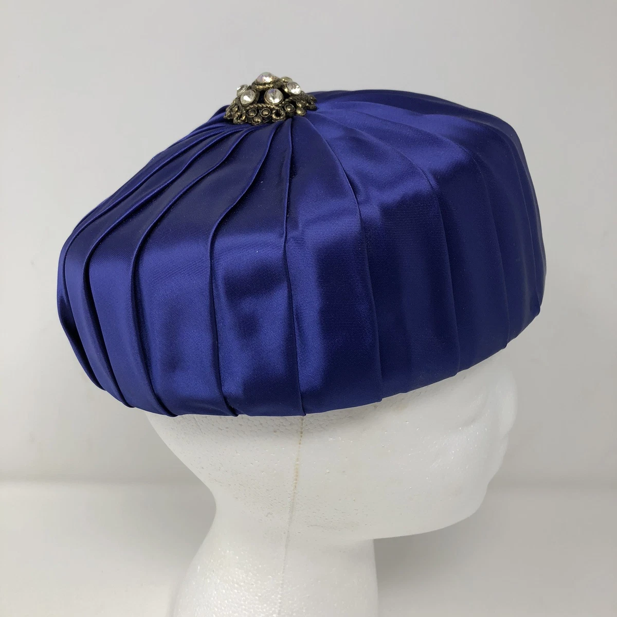 Gorgeous! Vintage 1950s-60s  2 Silk/Satin Hats ?⚜️? 1950s Silk Hat - Etsy main image 3