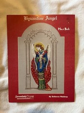 Byzantine Angel Cross-stitch pattern by Rebecca Waldorp