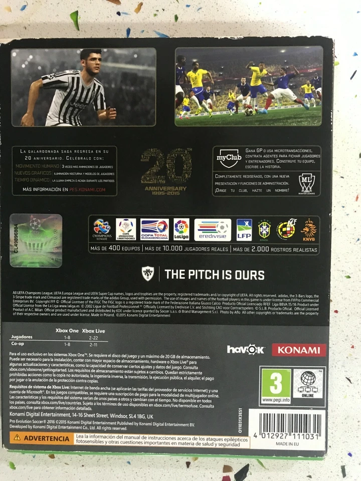 PES2016 EDICION DAY ONE XBOX ONE PES 2016 PRO EVOLUTION SOCCER  AM, foto 2 de 5