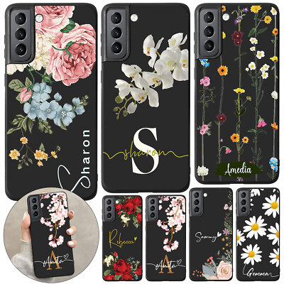 Flowers Painted Phone Case Cover For Samsung Galaxy A03S A14 A15 A23 A54 S24 S23