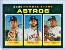 2020 Topps Heritage #102 Astros Rookies Abreu / Toro / Armenteros RC - MINT