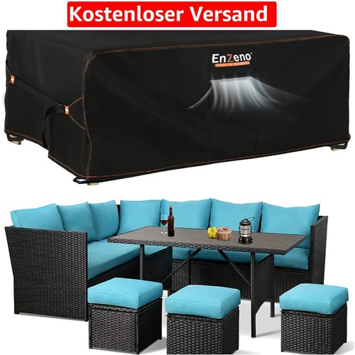 Gartenmöbel-Abdeckplane 160x130x90 Cm – Wasserdicht, 420D Oxford, Mit Belüftung, Windfest