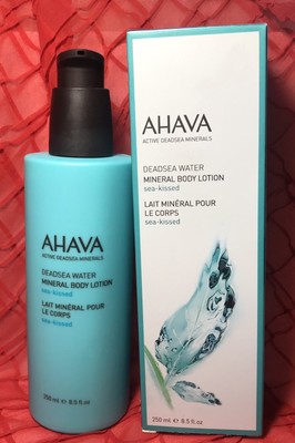 AHAVA Deadsea Water MINERAL BODY LOTION 8.5 oz In Original Box