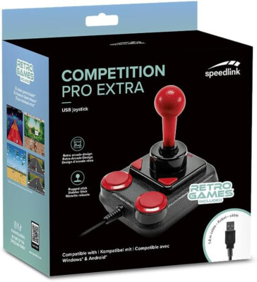 Speedlink COMPETITION PRO EXTRA USB Digital Joystick Retro 80er Windows Android
