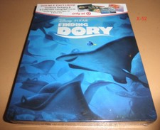 Finding Dory Steelbook blu ray dvd w 4 lithograph target cards disney pixar nemo