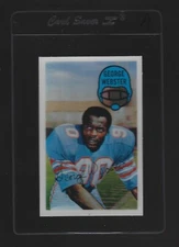 1970 Kellogg's Football George Webster #43 NM A