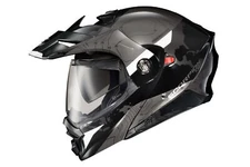 Scorpion EXO-AT960 Modular Helmet Topographic Black/White Sm