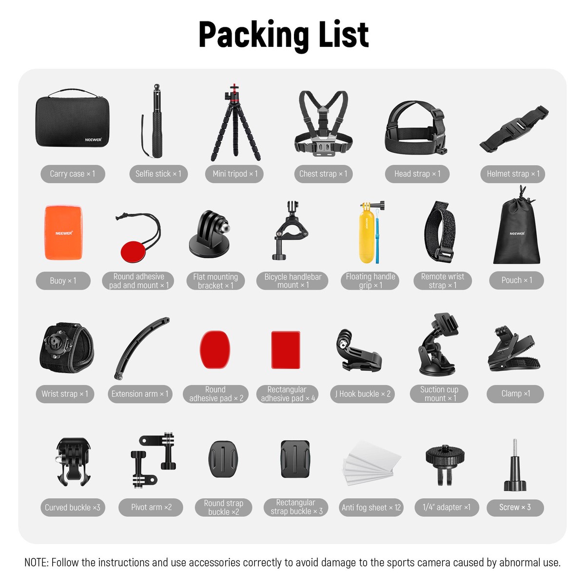 Accessory Kit Gopro Attachments Gopro Cameras Best Gopro