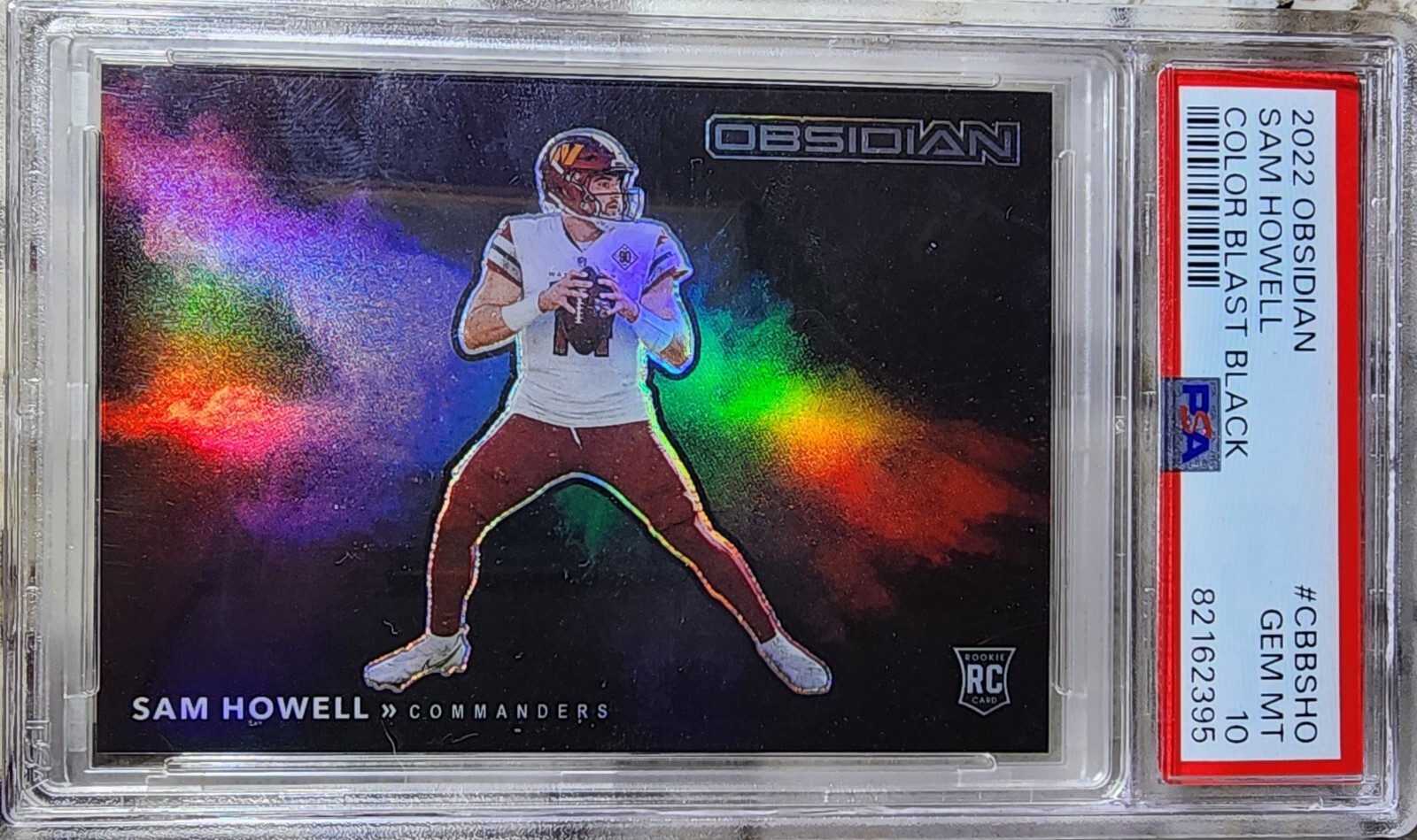 2022 Obsidian Sam Howell Color Blast Black PSA 10 SSP!!!