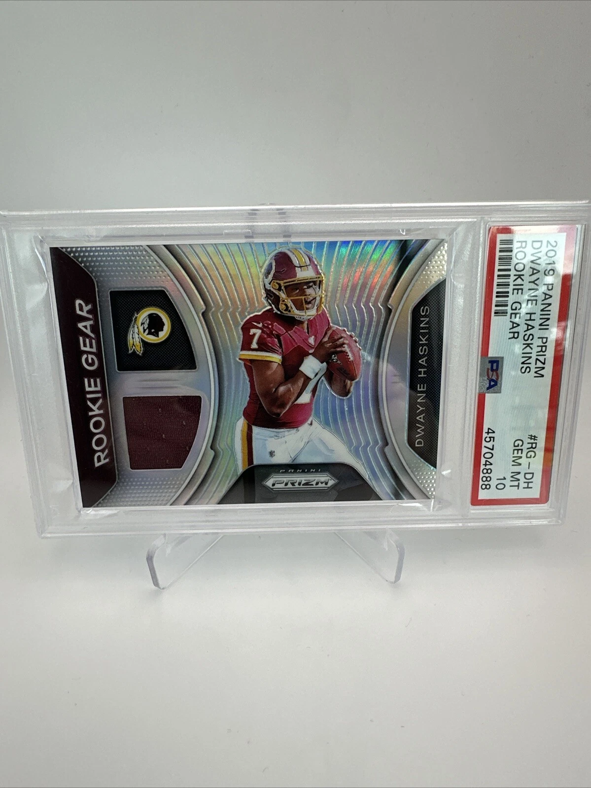 Dwayne Haskins Panini Prizm Rookie Gear #RGDH Base