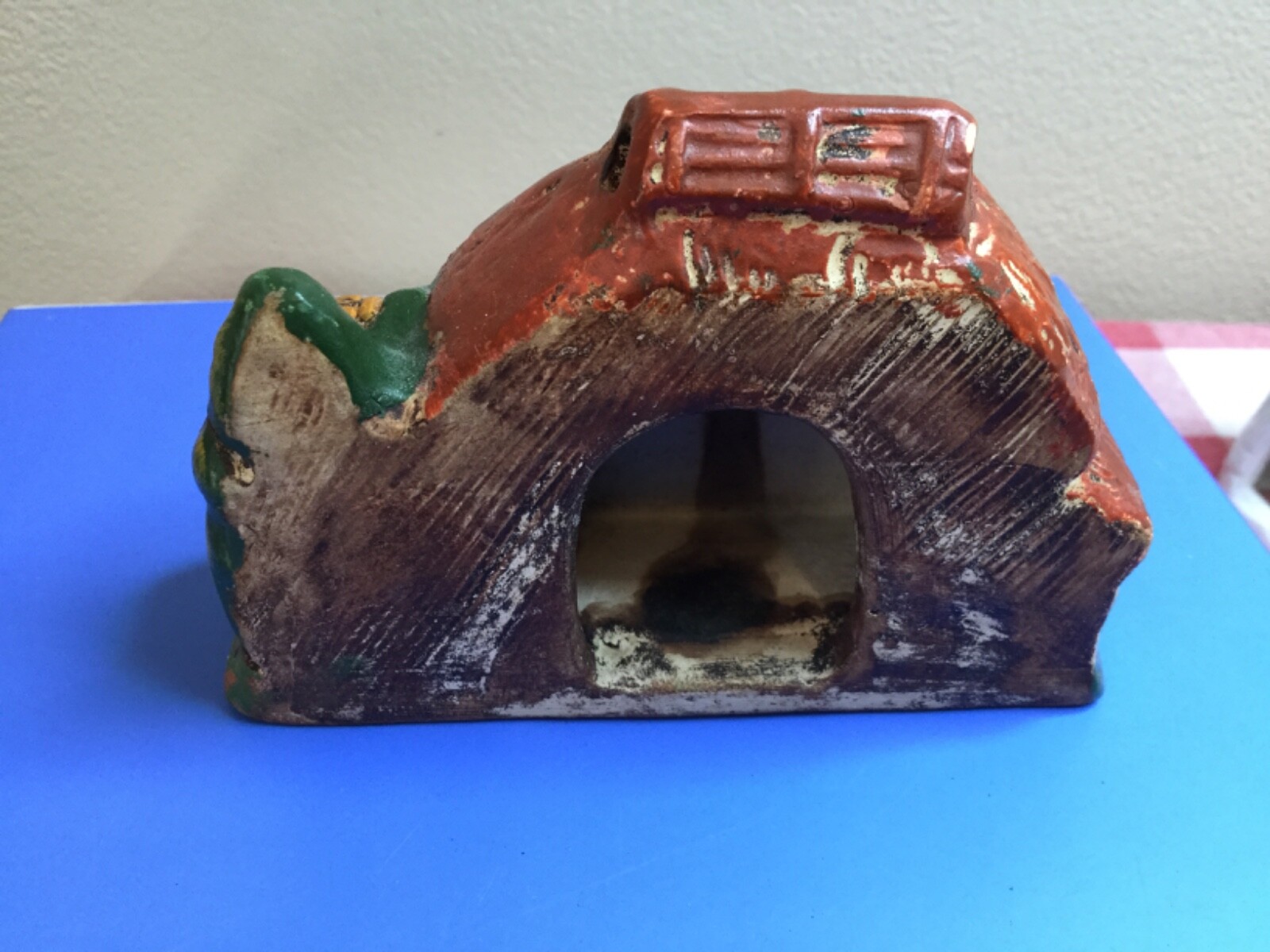 Vintage Pagoda House faux water wheel design Occupied Japan Incense Burner eBay