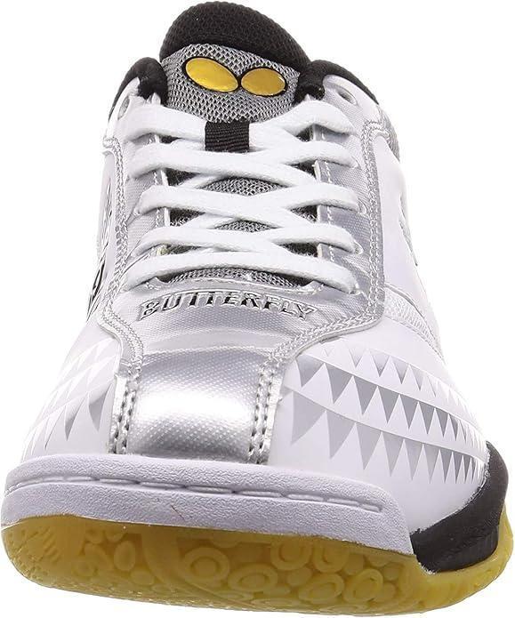 Butterfly Table Tennis Shoes LEZOLINE GIGU 93660 White x Silver 30cm