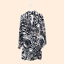 Anthropologie Graphic Print Mini Dress