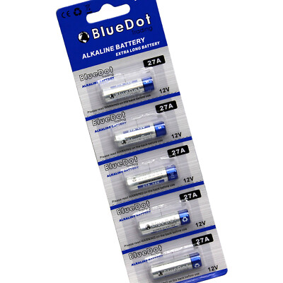 SUPER ALKALINE BATTERY (Qty 5) 12V 12 VOLT 27A A27 G27A L828 GP27A MN27 ~ US