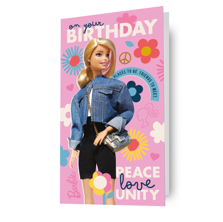 Barbie Birthday Card - Pink Corvette, Funny Birthday Cards Cute - View #7