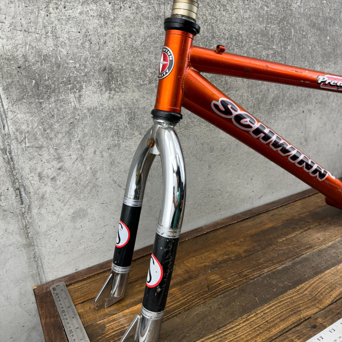 Schwinn Predator Old School BMX Frame Set Orange Epicenter Schwinn Predator Old School BMX Frame Set Orange Epicenter