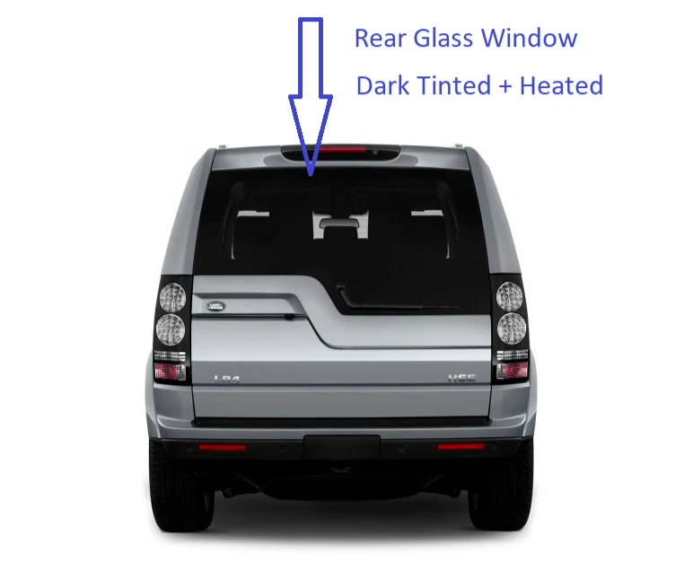 Fits: 2005-2009 Land Rover LR3/2010-2017 LR4 Rear Glass Window Tinted w/Heat Foto 3 de 3