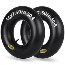 16x6.50-8 16x7.50-8 Inner Tube 2 Pack with TR-13 Valve Stem Heavy Duty for Mo...