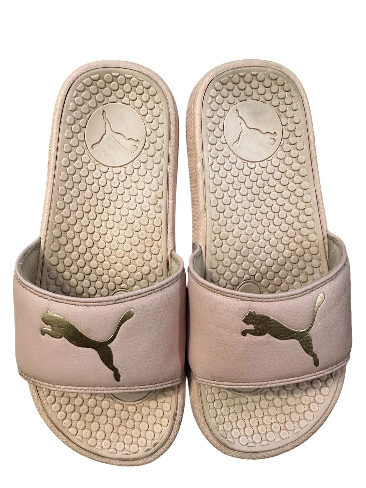 Sandali da donna PUMA Cool Cat 2.0 taglia 6 slide rosa e oro rosa