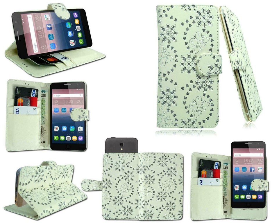 Neu Premium Leder Etui Flip Handy Hülle Für Argos Bush Spira eBay