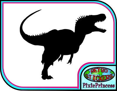 Dinosaurier Raptor H Vinyl Aufkleber Auto Fahrrad Wandposter Kinder Schlafzimmer