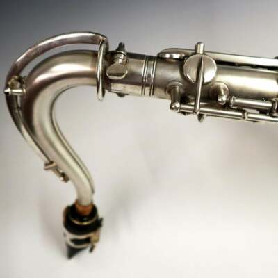 Antique Saxophone, C-Melody saxophone, by Conn, Silver Plate