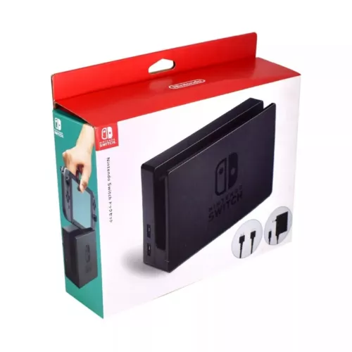 Genuine Nintendo Switch Power Adapter, HDMI Cable, TV Dock Station Variation Set - Picture 6 of 18