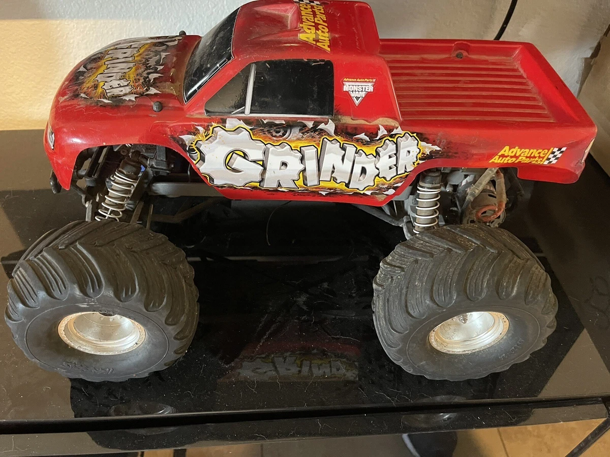 VTG Rare Traxxas stampede Grinder Monster Jam RC Truck eBay