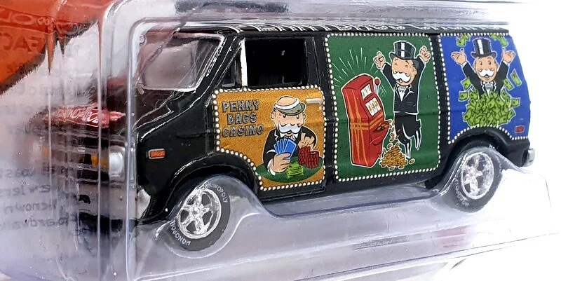 Johnny Lightning 1/64 Scale JLPC008 - 1976 Dodge Van - Monopoly - Photo 2/4