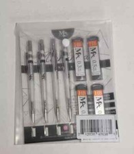 MozArt Essential Mechanical Pencil Set - 4 Sizes: 0.3, 0.5, 0.7 With Case