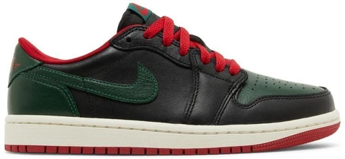 Jordan 1 Retro OG Low Black Gorge Green W