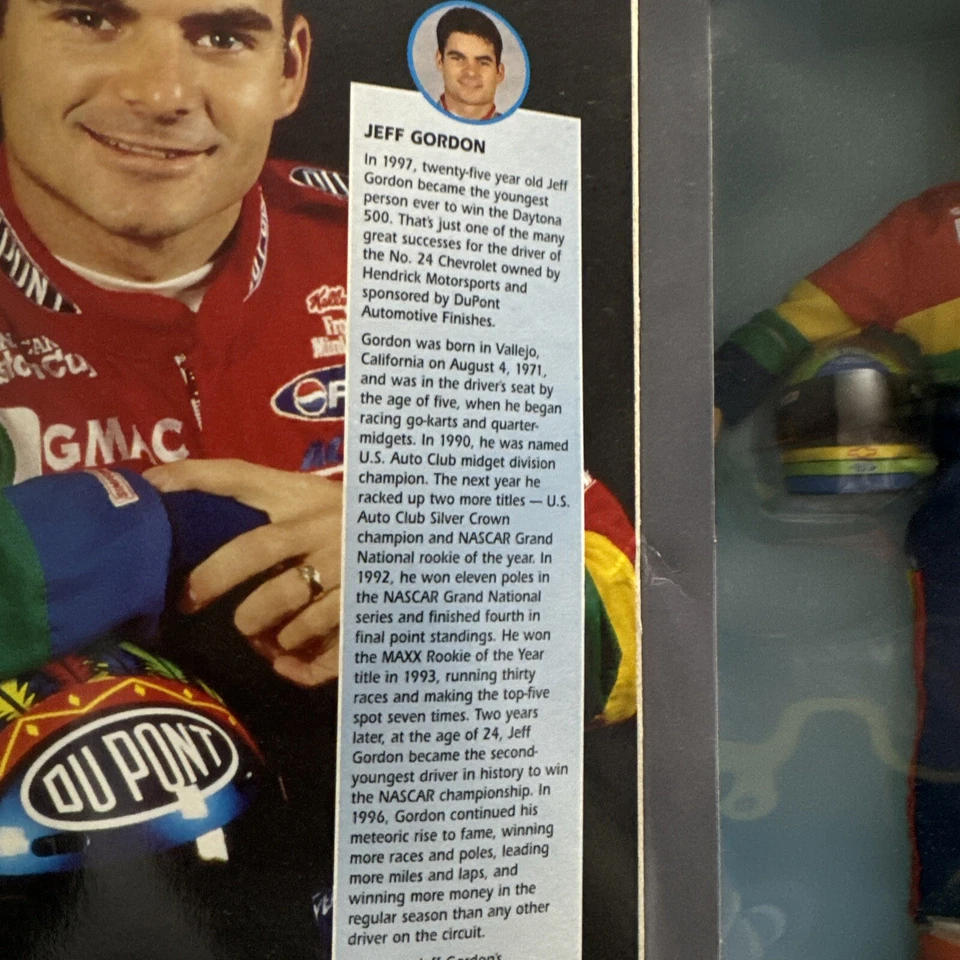 Экшн-фигурка Winner's Circle Jeff Gordon стартовый состав NASCAR новая в коробке - Изображение 2 из 4