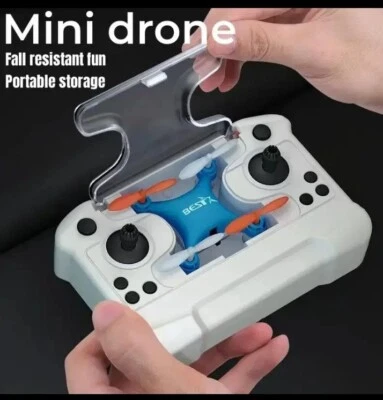 BAO NIU 🎅 Final SALE🎄Best Mini Drone Remote Control Toy UAV Easy-Learn, Blue