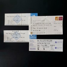 Australian Pink Floyd Memorabilia Tickets  2007/8/9 Good Condition Free Postage 