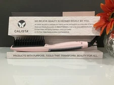 Calista TrianglPRO Triangl Pro Heated Hair Detailer Brush Flamingo Pink