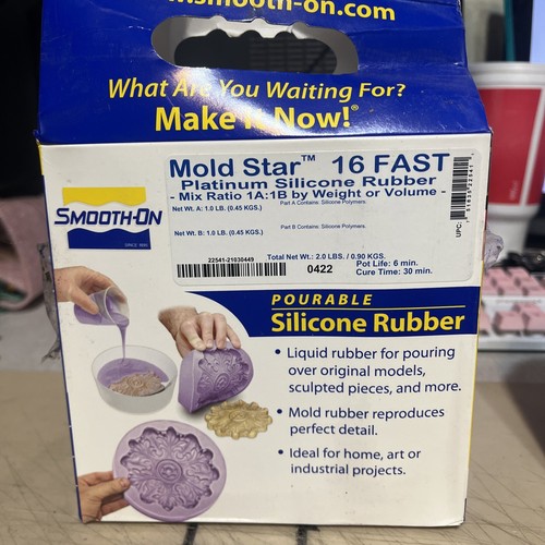 Mold Star 16 Fast - 1A:1B Mix by Volume Platinum Silicone Rubber - Pint Unit - Picture 4 of 6
